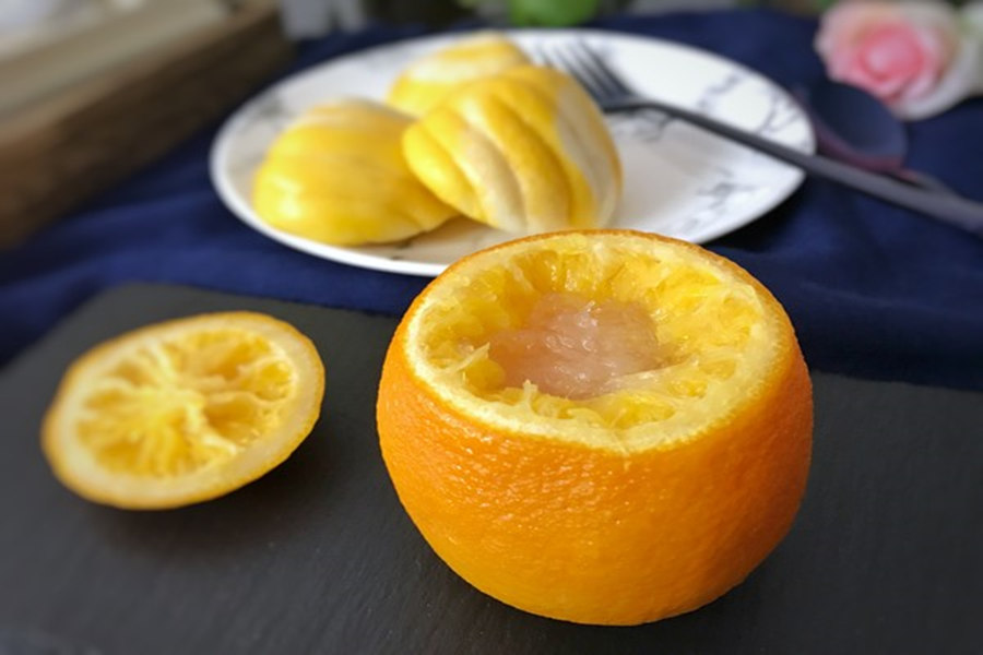 白燕窝炖橙子的做法